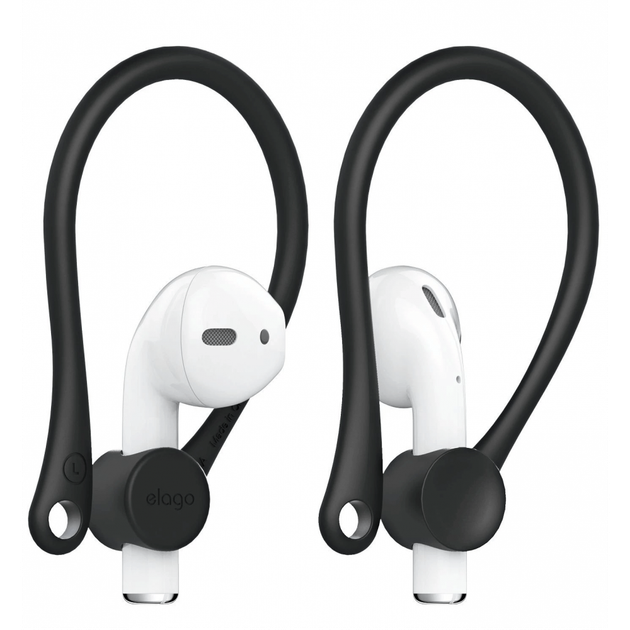Тримач навушника Elago Earhook Black для Airpods (EAP-HOOKS-BK) - зображення 3