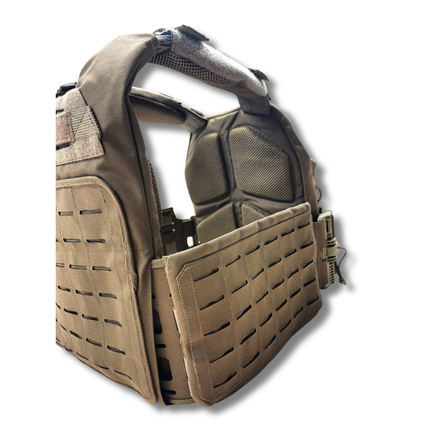 Плитоноска uaBRONIK (Plate Carrier) закрытого типа Койот - изображение 3