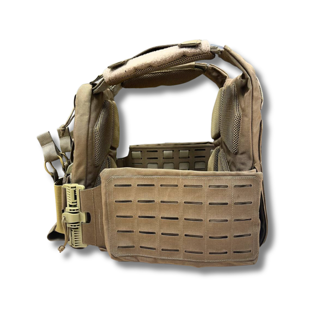Плитоноска uaBRONIK (Plate Carrier) закрытого типа Койот - изображение 4
