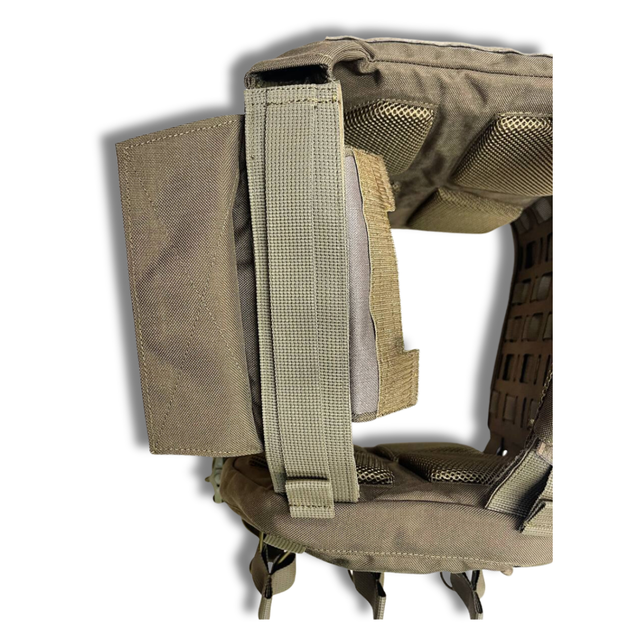 Плитоноска uaBRONIK (Plate Carrier) закрытого типа Койот - изображение 8