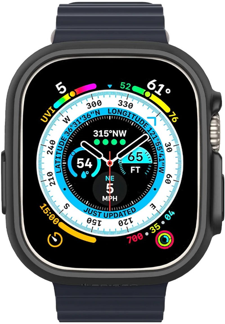Чохол Spigen Thin Fit ACS05458 для Apple Watch Ultra 49 мм Black (8809811868777) - зображення 6