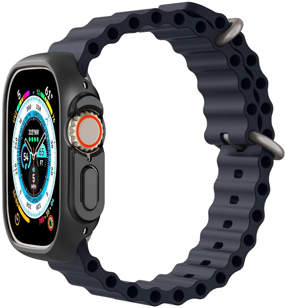 Чохол Spigen Thin Fit ACS05458 для Apple Watch Ultra 49 мм Black (8809811868777) - зображення 7