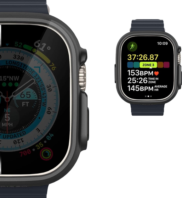 Чохол Spigen Thin Fit ACS05458 для Apple Watch Ultra 49 мм Black (8809811868777) - зображення 13