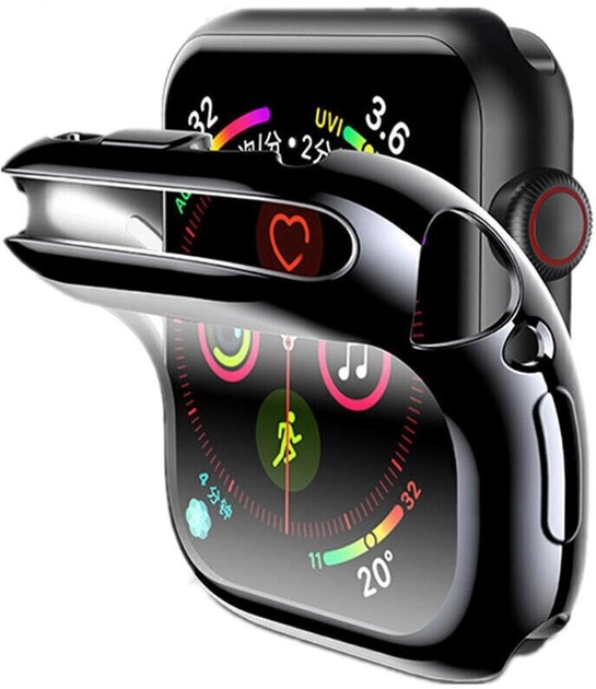 Etui Usams IW486BH01 (US-BH486) do Apple Watch Series 4/5/6/SE 44 mm Czarny (6958444964775) - obraz 1
