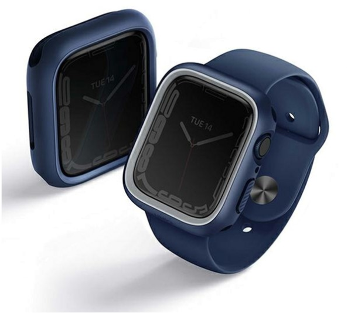 Чохол Uniq Moduo для Apple Watch Series 4/5/6/7/8/SE/SE2 44-45 мм Blue/Grey (8886463680988) - зображення 3