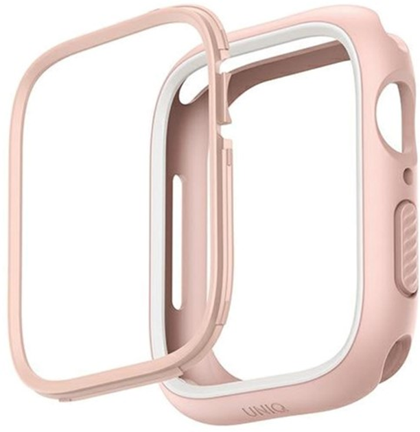 Чохол Uniq Moduo для Apple Watch Series 4/5/6/7/8/SE/SE2 44-45 мм Pink/White (8886463681008) - зображення 2
