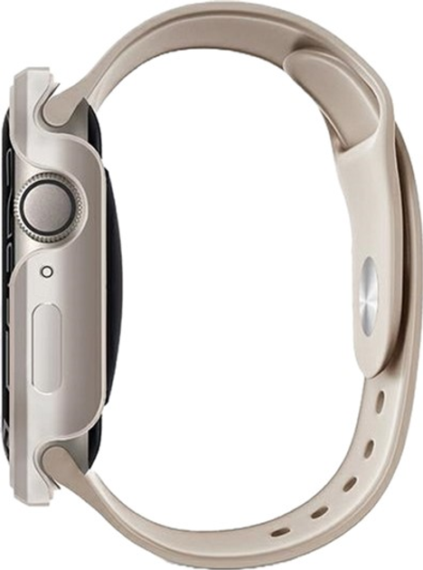 Etui Uniq Valencia do Apple Watch Series 4/5/6/7/8/SE/SE2 44-45 mm Starlight (8886463680063) - obraz 2
