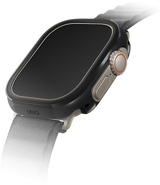 Чохол Uniq Valencia для Apple Watch Ultra 49 мм Midnight Black (8886463683965) - зображення 1