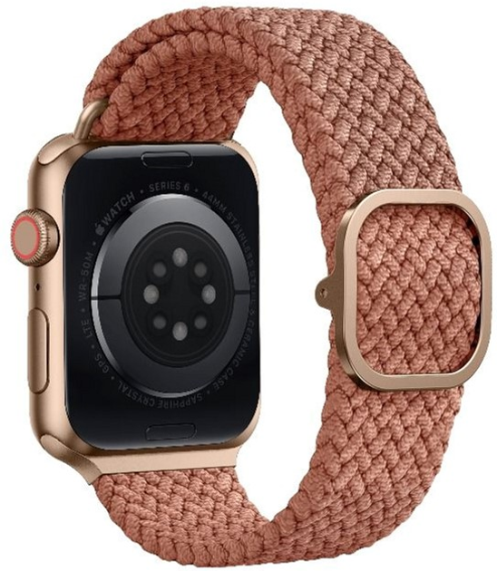 Pasek Uniq Aspen Braided do Apple Watch Series 1/2/3/4/5/6/7/8/SE/SE2 38-41 mm Różowy (8886463679470) - obraz 4
