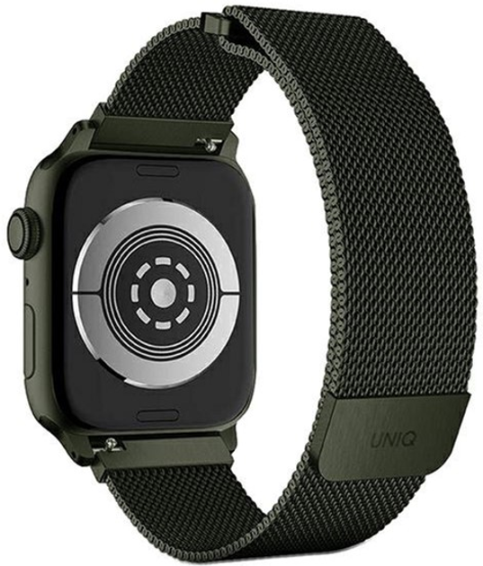 Ремінець Uniq Dante Stainless Steel для Apple Watch Series 1/2/3/4/5/6/7/8/SE/SE2 42-45 мм Green (8886463679203) - зображення 2