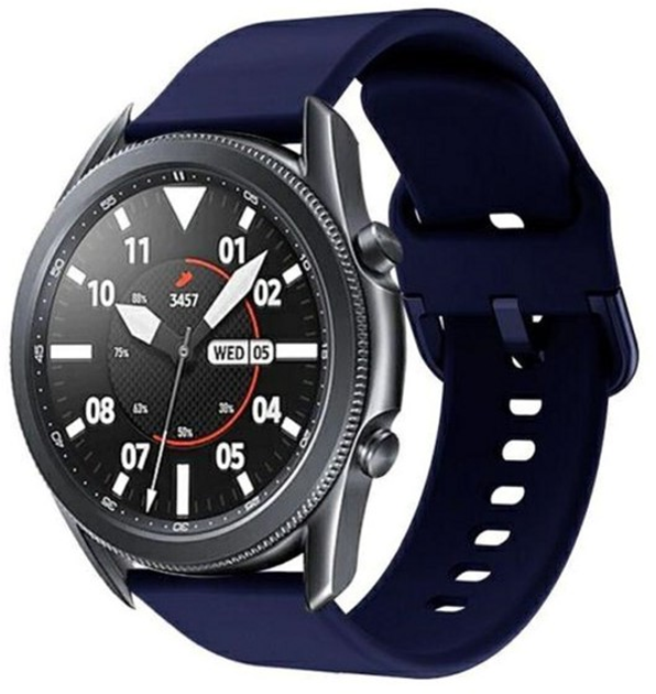 Pasek Beline Watch Classic 20 mm Ciemno-niebieski (5903919060323) - obraz 1