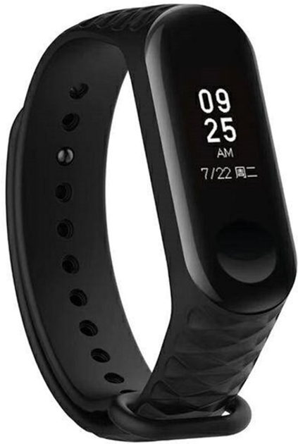 Ремінець Beline для Xiaomi Mi Band 5/6/7 Black (5904161116257) - зображення 1