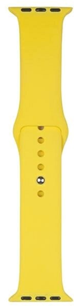 Ремінець Beline Silicone для Apple Watch Series 1/2/3/4/5/6/7/8/SE/SE2/Ultra 42-49 мм Yellow (5904422919825) - зображення 2