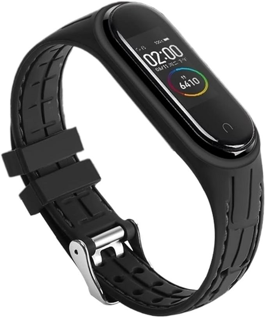 Ремінець Beline Smart для Xiaomi Mi Band 7 Black (5905359814467) - зображення 1