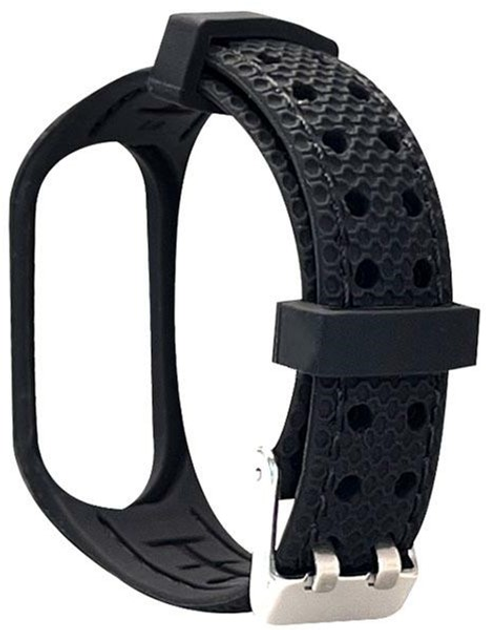 Ремінець Beline Sport для Xiaomi Mi Band 5/6 Black (5905359814276) - зображення 3