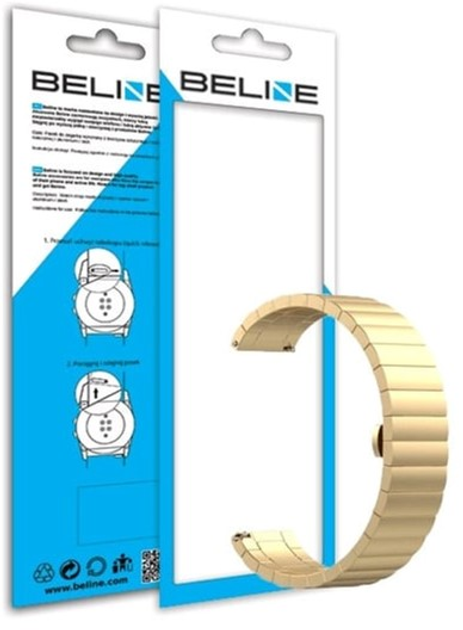 Ремінець Beline Watch 20 мм Beauty Gold (5903919060187) - зображення 2