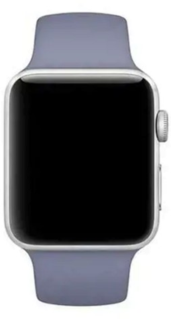 Pasek Mercury Silicon do Apple Watch Series 1/2/3/4/5/6/7/8/SE/SE2 38-41 mm Lawendowy (8809724801656) - obraz 2