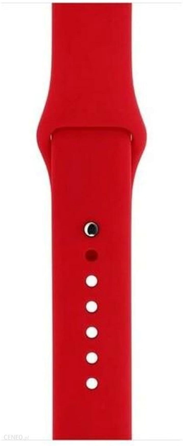 Pasek Mercury Silicon do Apple Watch Series 1/2/3/4/5/6/7/8/SE/SE2 38-41 mm Czerwony (8809724801694) - obraz 3