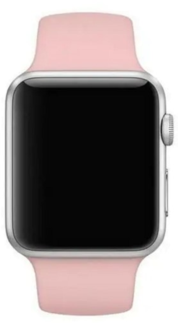 Pasek Mercury Silicon do Apple Watch Series 1/2/3/4/5/6/7/8/SE/SE2 38-41 mm Różowy (8809724801779) - obraz 2