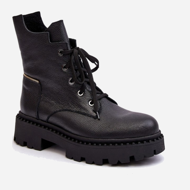 Жіночі зимові черевики високі Zazoo 949P 37 Чорні (5905677981896) - зображення 2