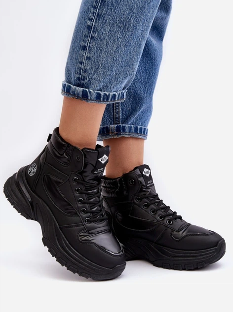 Śniegowce damskie niskie Lee Cooper LCJ-23-44-1973L 36 Czarne (5904292124770) - obraz 3