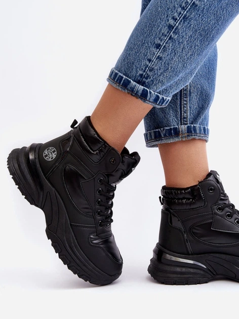 Śniegowce damskie niskie Lee Cooper LCJ-23-44-1973L 36 Czarne (5904292124770) - obraz 4