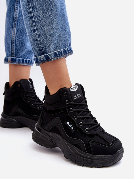 Жіночі зимові черевики низькі Lee Cooper LCJ-23-44-1976L 37 Чорні (5904292125920) - зображення 5