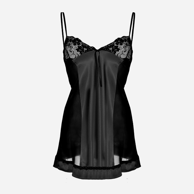 Sukienka erotyczna damska DKaren Slip Roxy XS Czarna (5901780649630) - obraz 2