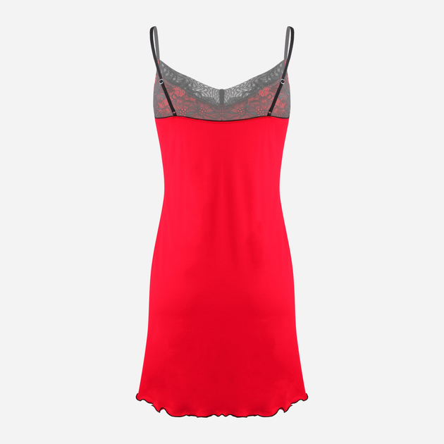 Нічна сорочка жіноча DKaren Slip Tatiana XS Червона (5903068512940) - зображення 4