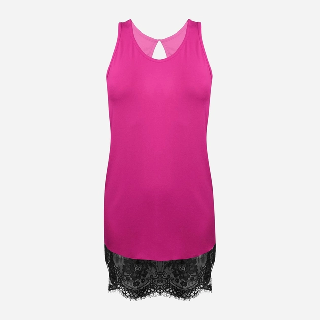 Нічна сорочка жіноча DKaren Slip Taylor 2XL Рожева (5903251377561) - зображення 1