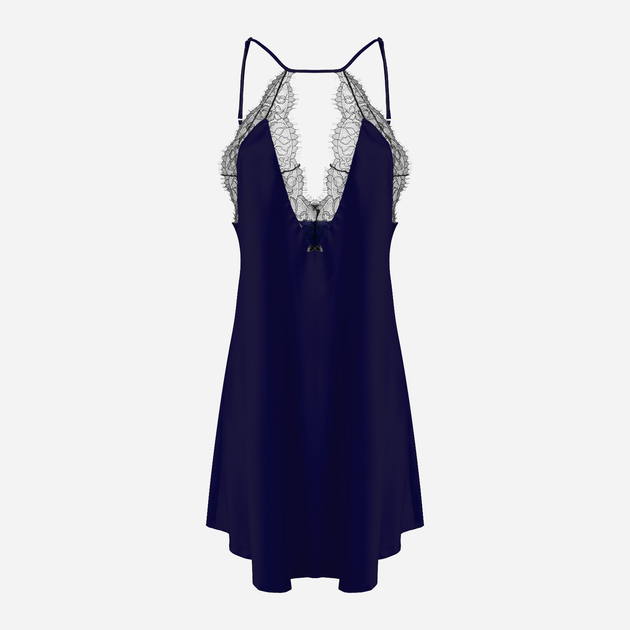 Нічна сорочка жіноча DKaren Slip Tifany M Темно-синя (5903068501524) - зображення 1
