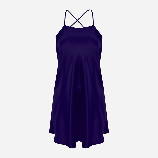Нічна сорочка жіноча DKaren Slip Una XS Темно-синя (5903251375710) - зображення 1