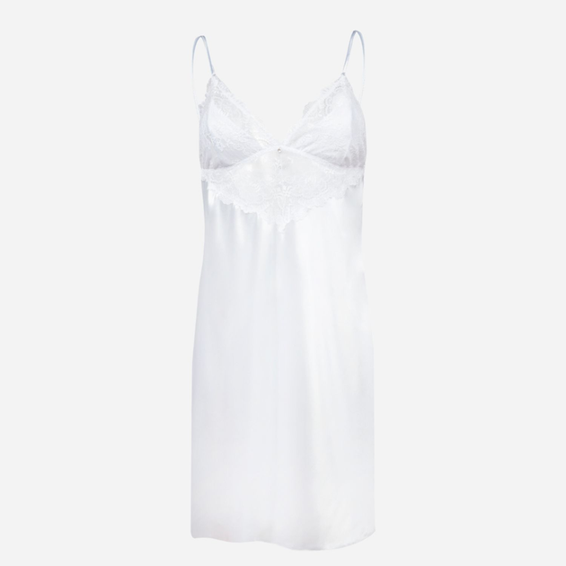 Нічна сорочка жіноча DKaren Slip Frances M Біла (5903251461932) - зображення 1