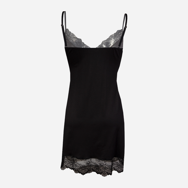 Нічна сорочка жіноча DKaren Slip Laloni XL Чорна (5903251461475) - зображення 2