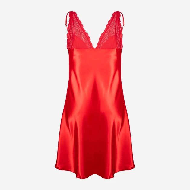 Нічна сорочка жіноча DKaren Slip Neema XS Червона (5903251467484) - зображення 3