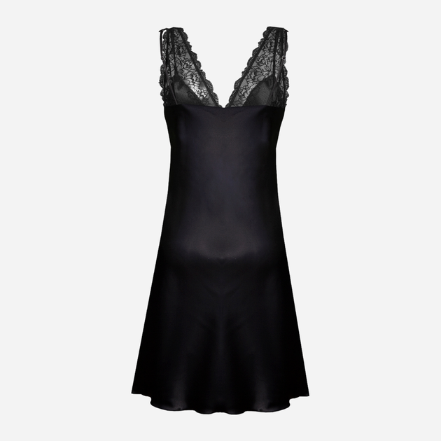 Koszula nocna damska DKaren Slip Neema S Czarna (5903251467439) - obraz 3
