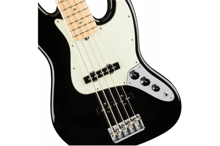Бас-гітара Fender AMERICAN PROFESSIONAL JAZZ BASS V MN BLACK - зображення 5