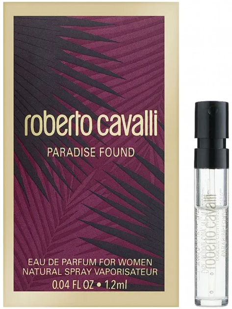 Акція на Пробник Парфумована вода Roberto Cavalli Paradise Found For Women 1.2 мл від Rozetka