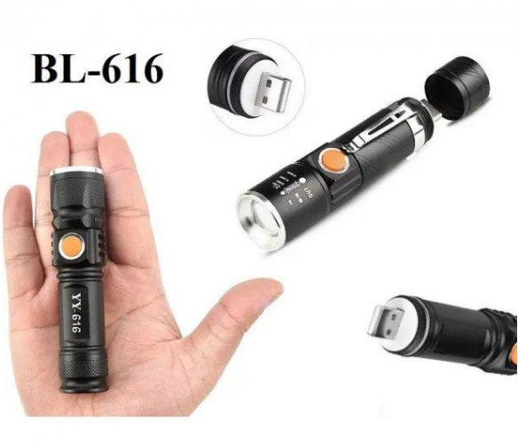 Фонарик Bailong BL 616 T6 - изображение 3