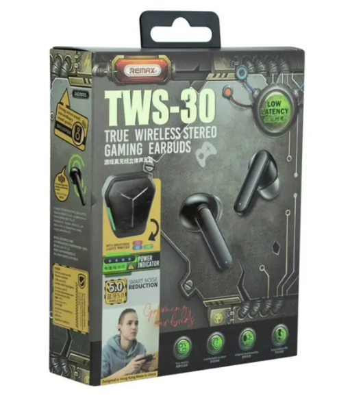 Беспроводные наушники Remax TWS-30 black - изображение 6