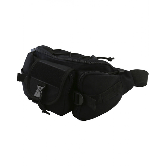 Сумка на пояс Waist Bag, Kombat Tactical, Black - зображення 2