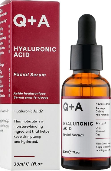 Сыворотка для лица с гиалуроновой кислотой Q+A Hyaluronic Acid Facial Serum 30 мл - Фото 1 Сыворотка для лица с гиалуроновой кислотой Q+A Hyaluronic Acid Facial Serum 30 мл - изображение 1