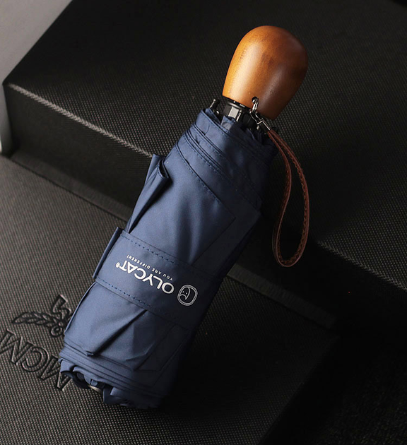 Облегченный компактный зонт из алюминия OLYCAT OC501-Q Luxury (Синий) 