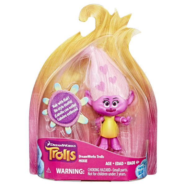 Trolls Moxie Collectible Figure Hasbro C2782 тролль Мокси 10 см - изображение 2