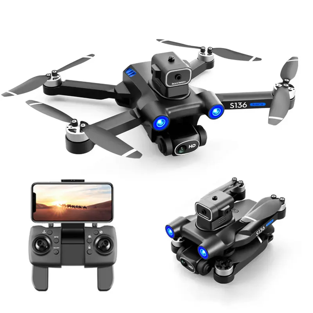 Квадрокоптер Mini Drone S136 - мини дрон с камерой 4K, FPV, БК ...
