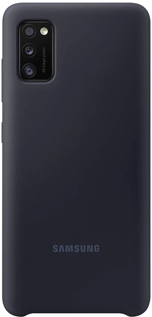Etui Beline Silicone do Samsung Galaxy A41 Black (5903657574526) - obraz 1