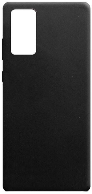 Панель Beline Silicone для Samsung Galaxy Note 20 Black (5903657575608) - зображення 1