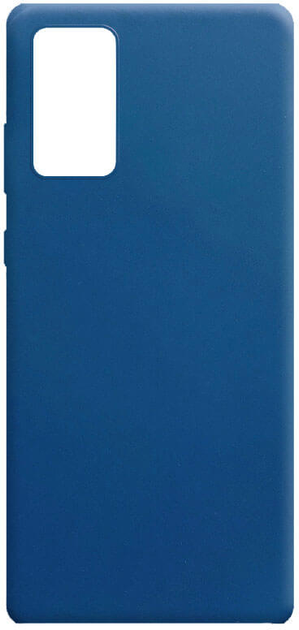 Etui Beline Silicone do Samsung Galaxy Note 20 Blue (5903657575639) - obraz 1