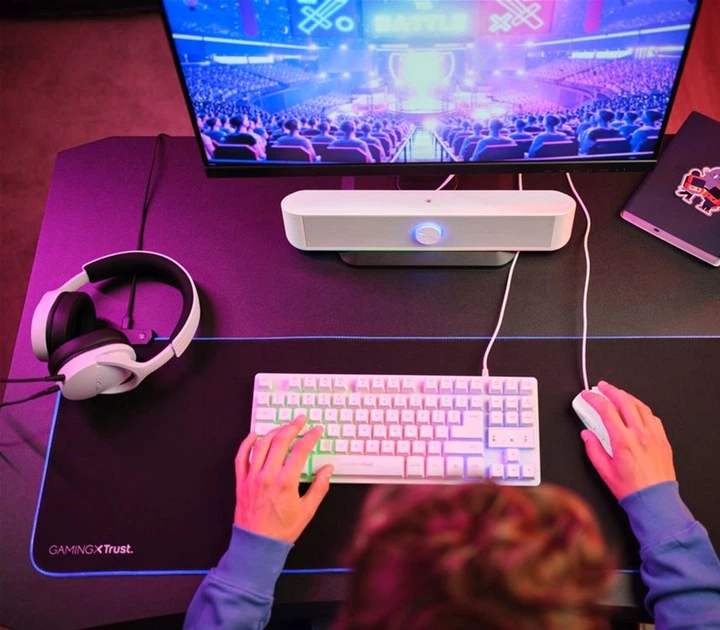 System akustyczny Trust GXT 619W Thorne RGB-Illuminated White (8713439251104) - obraz 7