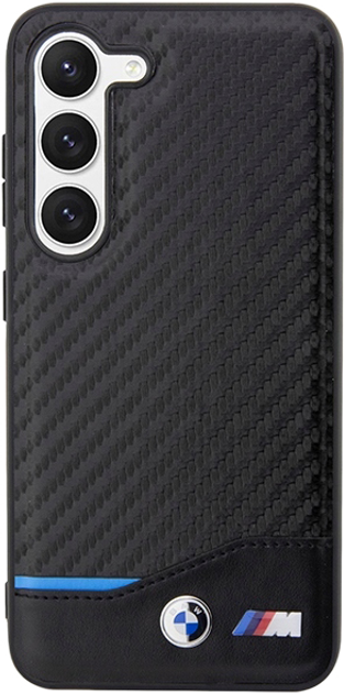 Панель BMW Leather Carbon для Samsung Galaxy 23 Black (3666339114572) - зображення 2